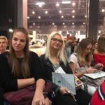 Słuchaczki kierunku Technik usług kosmetycznych w Kościerzynie na Targach Kosmetyczno - Fryzjerskich URODA
