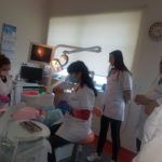 Higienistki stomatologiczne w Olsztynie na zajęciach praktycznych
