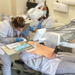 Higienistki Stomatologiczne podczas zajęć praktycznych