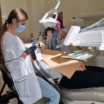 Higienistki Stomatologiczne podczas zajęć praktycznych